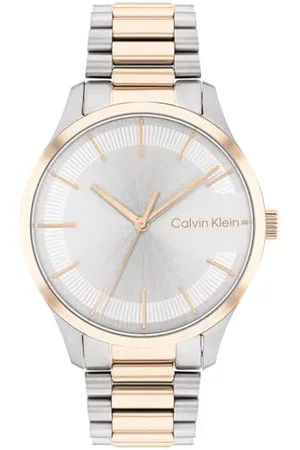 Calvin Klein Analogue Quartz Watch for Men and Women Iconic Collection with Stainless Steel Bracelet
