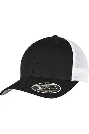 Flexfit Unisex 110 MESH Cap 2-Tone Baseballkappe, Black/White, one Size