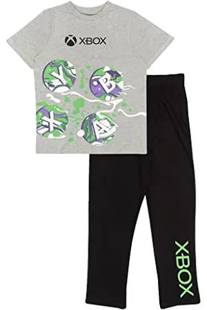 Popgear Xbox Controller Buttons Long Pyjamas Set, Kids, 5-15 Years, , Official Merchandise
