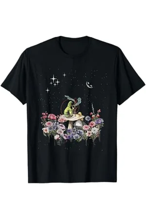 Gypsy Queen Flower Field Starry Night - Alice in Wonderland T-Shirt