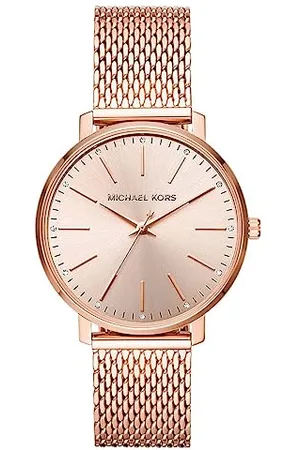 Michael Kors Pyper Quartz Watch with Rose Gold-Tone Mesh Stainless Steel Strap foe Womens MK4340