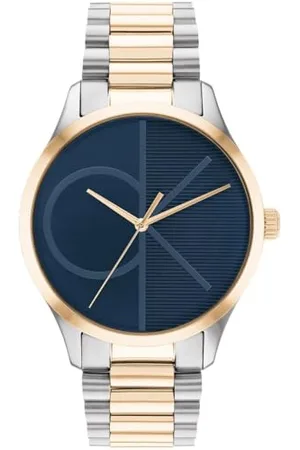 Calvin Klein Analogue Quartz Watch for Men and Women Iconic Collection Available with Either a Link Stainless Steel Bracelet or a Mesh one