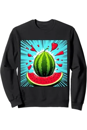 Fruit Of The Loom Watermelon Comic Sweatshirt