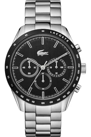 Lacoste Chronograph Quartz Watch BOSTON Collection for Men with Leather or Stainless Steel bracelet in Link or Mesh
