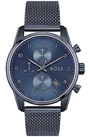 HUGO BOSS Chronograph Quartz Watch for Men with Stainless Steel mesh Bracelet - 1513836