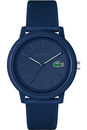 Lacoste Analogue Quartz Watch for Men with Navy Blue Silicone Bracelet - 2011172