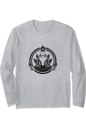 Tshirt Shirt T-Shirt Pullover Hoodie Sweater Style #snirt Yoga T-Shirt Yoga Hoody Motif Meditation T-Shirt Yoga Long Sleeve T-Shirt
