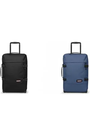 Eastpak TRANVERZ S Suitcase, 51 x 32.5 x 23 cm, 42 L - Black (Black) & TRANVERZ S Suitcase, 51 x 32.5 x 23 cm, 42 L - Powder Pilot (Blue)