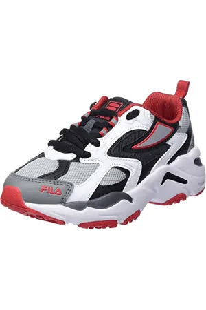 Fila Unisex Kids Cr-cw02 Ray Tracer Kids Sneaker, Castlerock Red, 2.5 UK Child