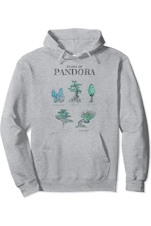 Avatar Floral Of Pandora Textbook Sketches Pullover Hoodie
