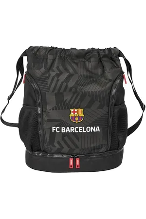 Safta F.C. BARCELONA BLACK – Backpack, Ideal for Children of Different Ages, Comfortable and Versatile, Quality and Resistance, 34 x 15 x 43 cm, Black, , Estándar, Casual