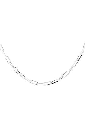 Amazon Sterling Paper Chain T-Bar Necklace 46cm/18