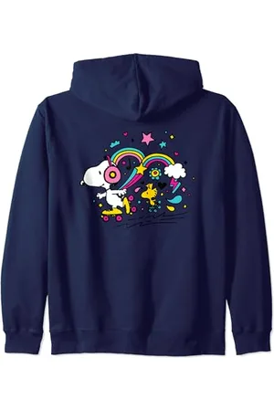 Peanuts Snoopy Woodstock Zip Hoodie