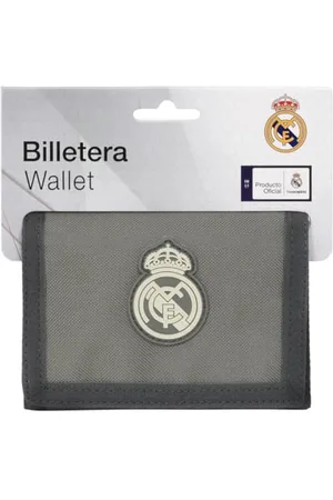 Safta Real Madrid 3rd Team 24/25 - Wallet with Headboard, Wallet Wallet, Purse, Comfortable and Versatile, Quality and Resistance, 12.5 x 9.5 cm, , M, Casual