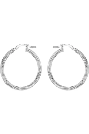 Amazon Sterling Twisted Hoop Earrings