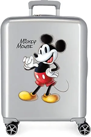 Disney 100 Mickey Joyful Cabin Suitcase 40 x 55 x 20 cm Hard ABS Built-in TSA Closure 38.4L 2kg 4 Double Wheels Hand Luggage, , One Size, Cabin Suitcase