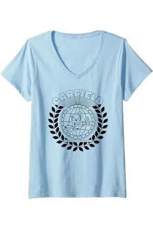 Garfield Womens Athletic Sports Runnning Est. MCMLXXVIII V-Neck T-Shirt