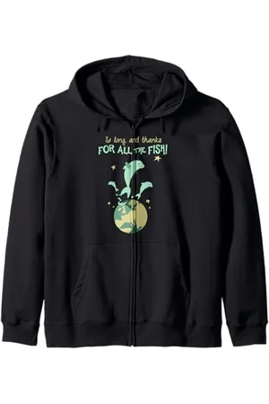 See by Chloé So Long And Thanks For All The Fish Vintage Zip Hoodie