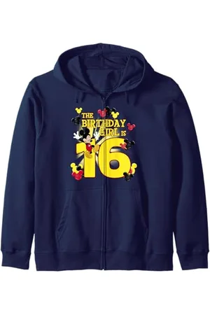 Disney Mickey And Friends Mickey 16th Birthday Girl Zip Hoodie