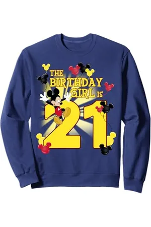 Disney Mickey And Friends Mickey 21st Birthday Girl Sweatshirt