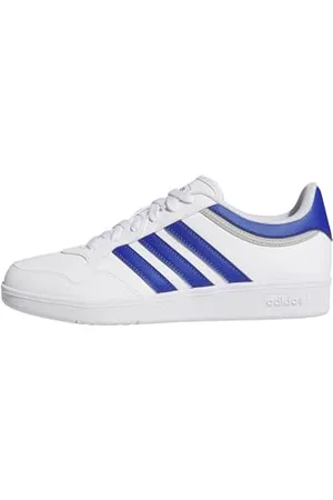 adidas Unisex Hoops 4.0 Shoes, Cloud White/Royal Blue/Grey Two, 9.5 UK
