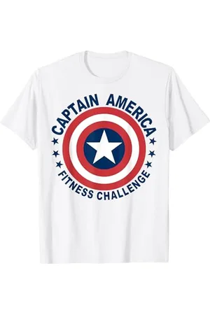 Marvel Captain America Fitness Challenge Roundabout T-Shirt