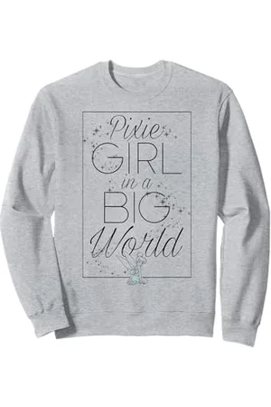 Disney Peter Pan Tinker Bell Pixie Girl Big World Poster Sweatshirt