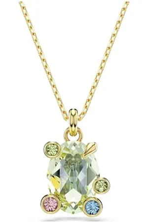 Swarovski Gema pendant, Mixed cuts, , Gold-tone plated