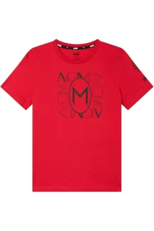 AC Milan Unisex Adults’ T-Shirt FtblCore ACM, Time Red Black, 6 Years