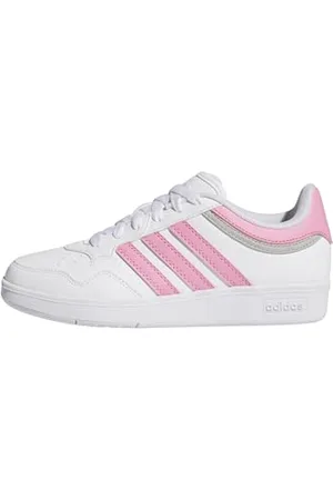 adidas Hoops 4.0 Shoes, FTWR White/Pink Fusion/Grey Two, 12.5 UK Child