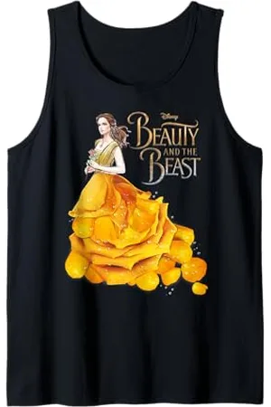 Disney Beauty And The Beast Belle Rose Portrait Dress Tank Top