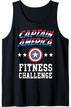 Marvel Captain America Fitness Challenge Weight Lift Tank Top