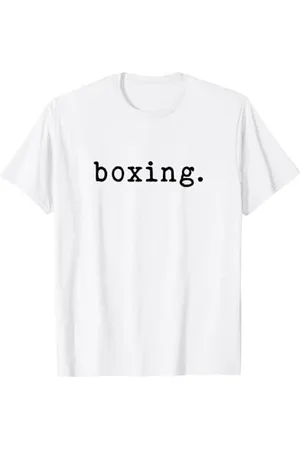 Threadrock Boxing Enthusiast Minimalist Sports T-Shirt