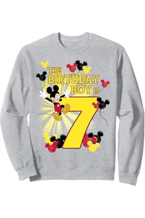 Disney Mickey & Friends 7 Year Old Birthday Boy Sweatshirt