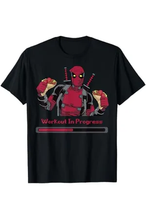 Marvel Deadpool Workout In Progress Tacos T-Shirt