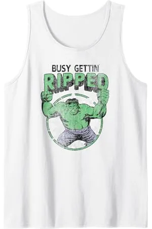 Marvel Hulk Busy Gettin Ripped Workout Tank Top