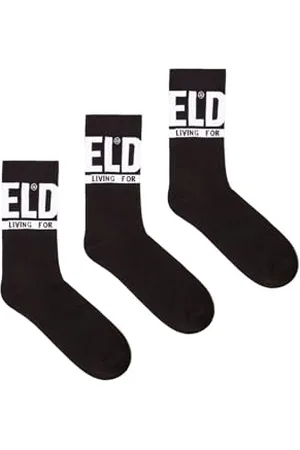 Diesel _SKM-RAY-THREEPACK_SOCKS_Black_L