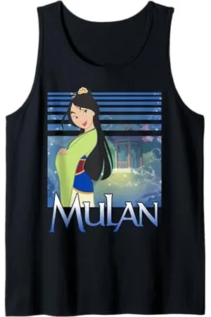 Disney Mulan Green Dress Sparkles Tank Top