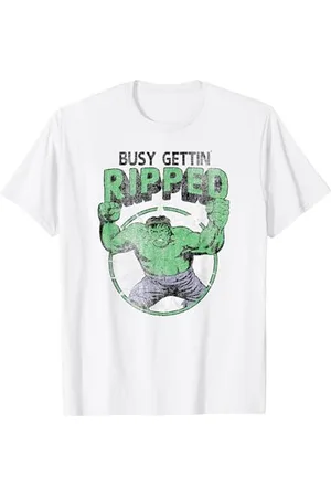 Marvel Hulk Busy Gettin Ripped Workout T-Shirt