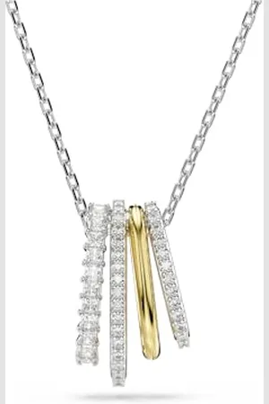 Swarovski Hyperbola pendant, Mixed cuts, White