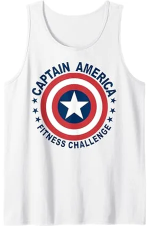 Marvel Captain America Fitness Challenge Roundabout Tank Top