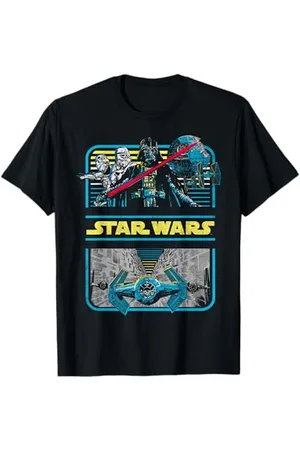 STAR WARS Darth Vader Retro New Hope Trench Coat T-Shirt