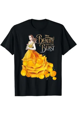 Disney Beauty And The Beast Belle Rose Portrait Dress T-Shirt