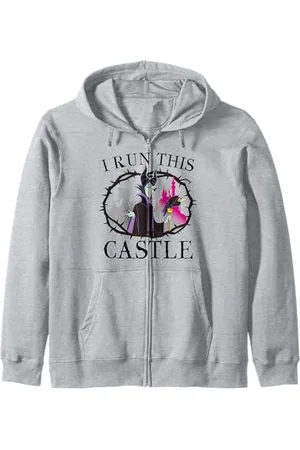Disney Sleeping Beauty Maleficent Runs This Castle Zip Hoodie