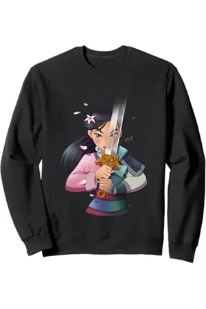Disney Mulan Anime Half Girl Half Warrior Sweatshirt