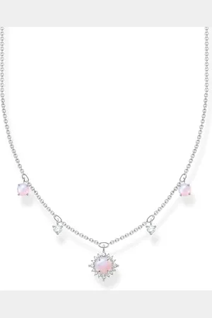 Thomas Sabo KE2094-166-7 Imitation Opal Necklace in Sterling Silver