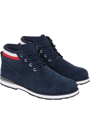 Tommy Hilfiger Men Low Boot Core Suede Boot, Blue (Desert Sky), 6.5 UK