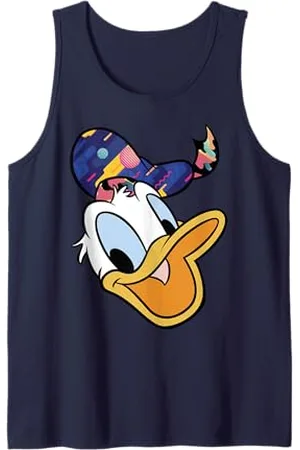 Disney Donald Duck Head Portrait Abstract Hat Tank Top