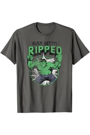 Marvel Hulk Busy Gettin Ripped Workout T-Shirt