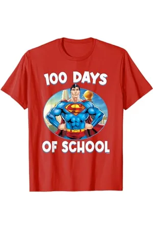 Superman 100 Days of School T-Shirt
